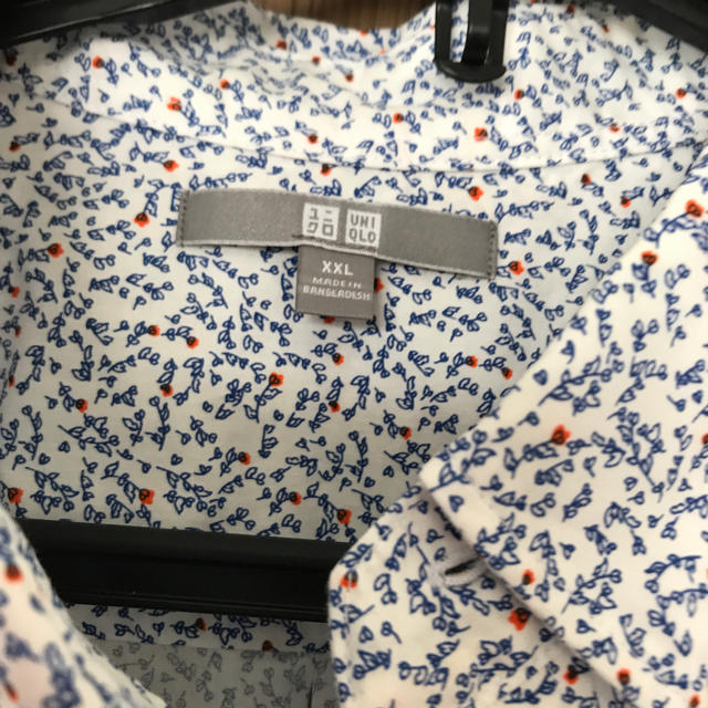 UNIQLO(ユニクロ)のユニクロ 花柄シャツ 新品未使用タグ付き XXL メンズのトップス(シャツ)の商品写真