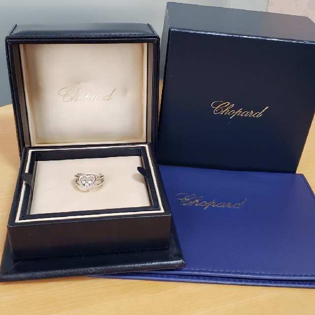 Chopard(ショパール)のChopardハッピーダイヤリング　美品 レディースのアクセサリー(リング(指輪))の商品写真