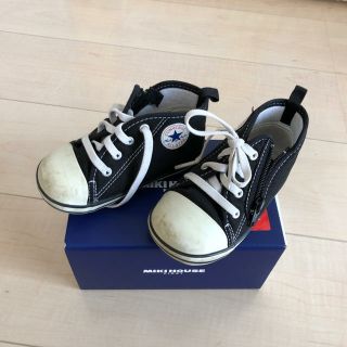 コンバース(CONVERSE)のキッズ CONVERSE コンバー 14センチ 靴 黒ベビーオールスターNZ(スニーカー)