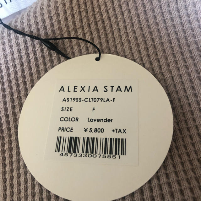 ALEXIA STAM(アリシアスタン)のalexiastam 完売 トップス レディースのトップス(カットソー(半袖/袖なし))の商品写真