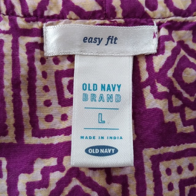 Old Navy(オールドネイビー)のOLD NAVY　プルオーバーシャツ　アジアン　エスニック レディースのトップス(シャツ/ブラウス(長袖/七分))の商品写真