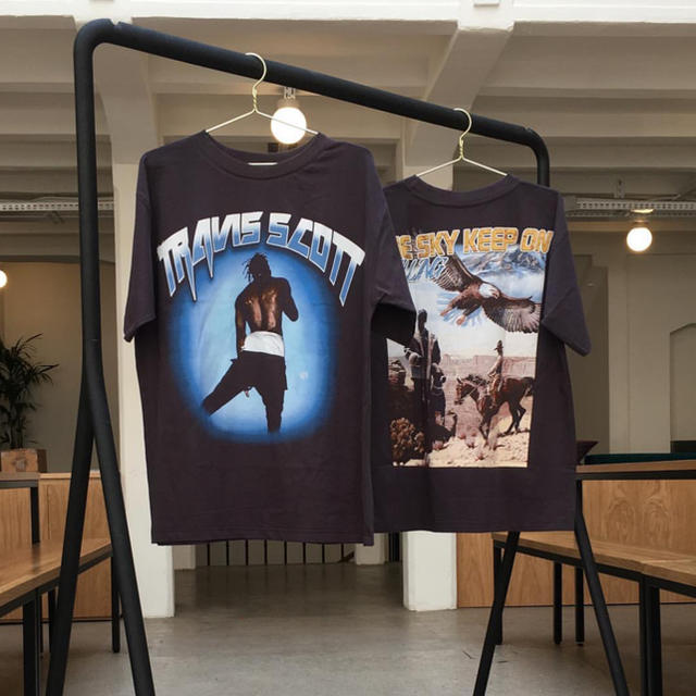 MARINO MORWOOD  TRAVIS SCOTT ラップTシャツ メンズのトップス(Tシャツ/カットソー(半袖/袖なし))の商品写真