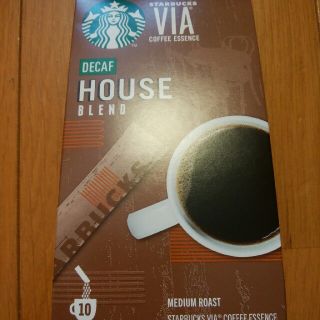 スターバックスコーヒー(Starbucks Coffee)のスタバ ヴィア ハウスブレンド ディカフェ 10本(コーヒー)