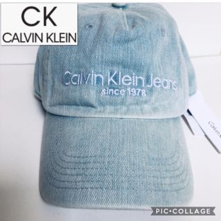 カルバンクライン(Calvin Klein)のカルバンクライン キャップ ジーンズ《新品タグ付》男女兼用(キャップ)