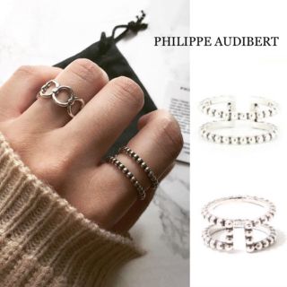 フィリップオーディベール(Philippe Audibert)の美品⭐️PHILIPPE AUDIBERT／フィリップ オーディベール リング(リング(指輪))