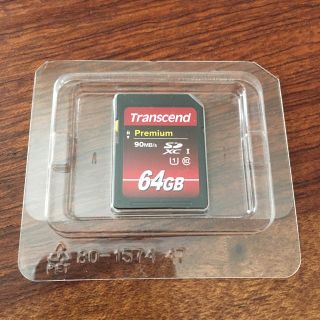 トランセンド(Transcend)のSDカード 64GB(ビデオカメラ)