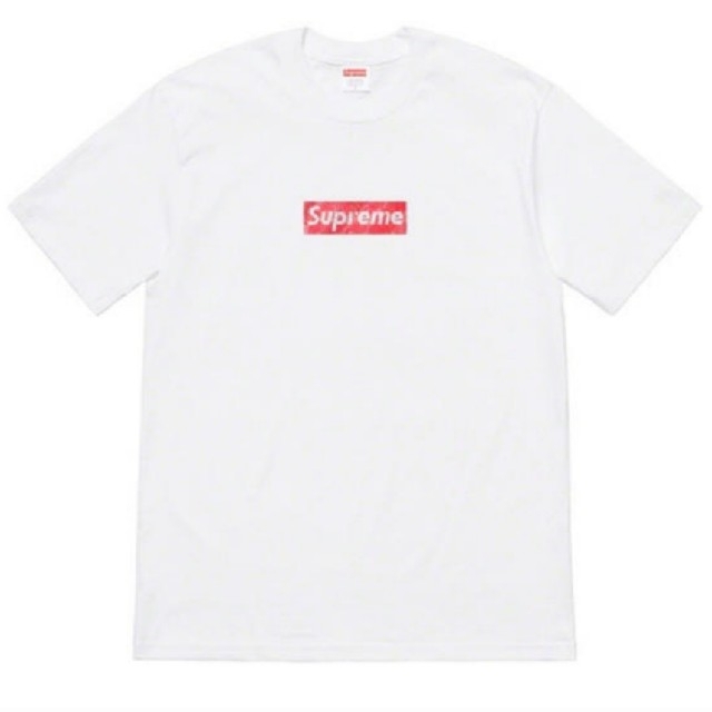 送込 XLサイズ Supreme Swarovski Box Logo Tee Tシャツ/カットソー(半袖/袖なし)