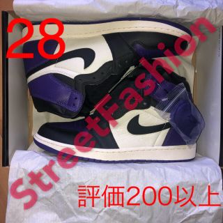 ナイキ(NIKE)のNIKE AIR JORDAN 1 PURPLE 28.0(スニーカー)