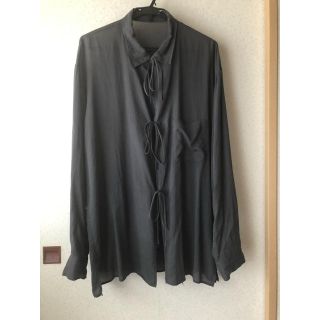 ヨウジヤマモト(Yohji Yamamoto)の【yohji yamamoto】Y-リボンシャツ染め (シャツ)