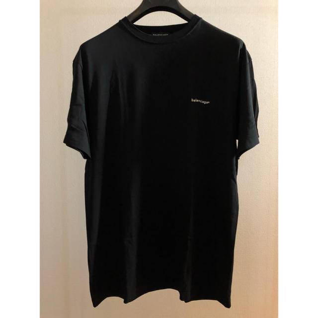 Tシャツ/カットソー(半袖/袖なし)完売アイテム 登坂広臣着  BALENCIAGA バレンシアガ スモールロゴT