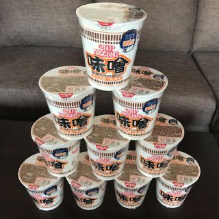 ニッシンショクヒン(日清食品)のカップヌードル 味噌  新品、未開封 10個(インスタント食品)