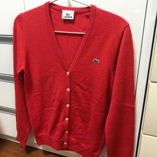 ラコステ(LACOSTE)のLACOSTEニットカーディガン(カーディガン)