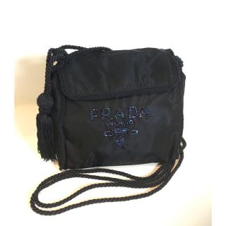 プラダ(PRADA)の【入手困難！！】希少 プラダ ヴィンテージ ナイロン ショルダー バッグ ビーズ(ショルダーバッグ)