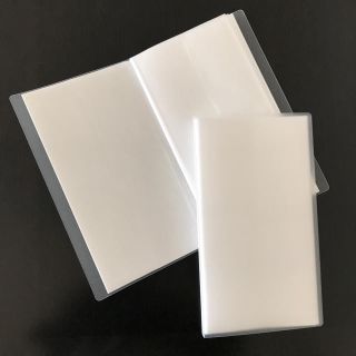 ムジルシリョウヒン(MUJI (無印良品))の【2冊セット】無印 ポリプロピレンＣＤ・ＤＶＤホルダー・２段　２０枚収納(ファイル/バインダー)