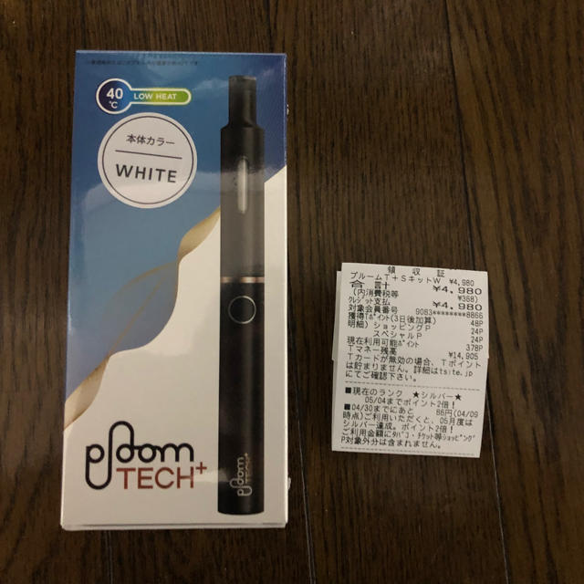 【新品未開封】Ploom TECH+（プルームテックプラス）白