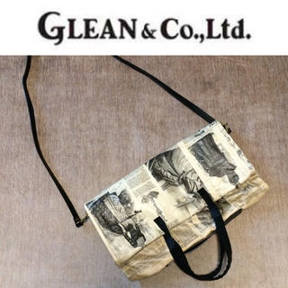 ゲンテン(genten)の【GLEAN&Co.,Ltd.】♡ニュースペーパー4WAYクラッチバッグ+.＊(クラッチバッグ)