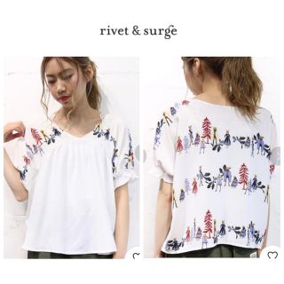 リベットアンドサージ(rivet & surge)のチョコたん様専用♡新品♡リベット&サージ♡2way 動物プリントプルオーバー(シャツ/ブラウス(半袖/袖なし))