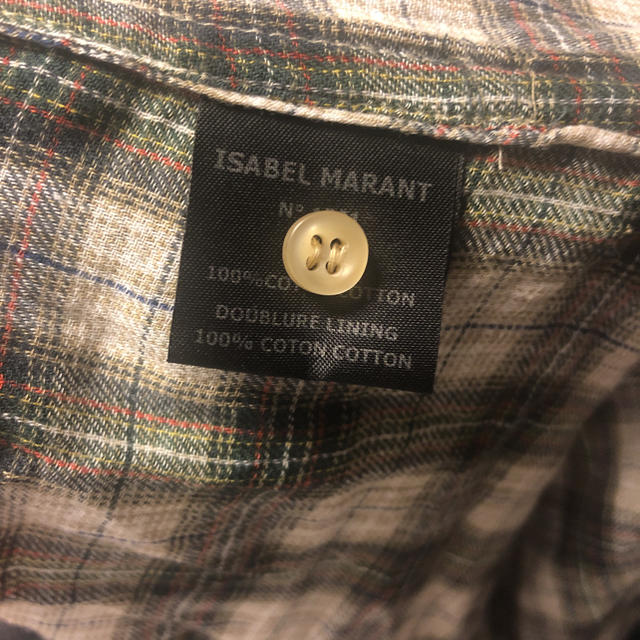 Isabel Marant(イザベルマラン)のイザベルマランエトワール チェック シャツワンピース ISABEL MARANT レディースのワンピース(ひざ丈ワンピース)の商品写真