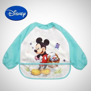 ディズニー(Disney)のお食事エプロン 長袖 ミッキー  ディズニー 男の子 新品(お食事エプロン)