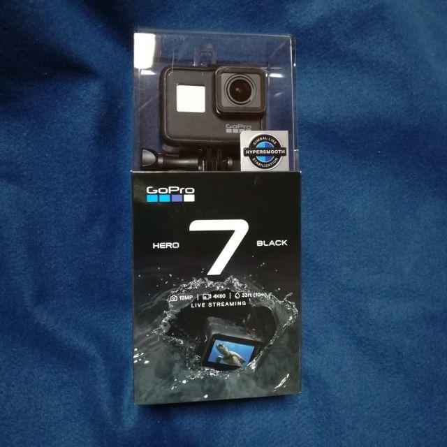 スマホ/家電/カメラGoPro HERO7 CHDHX-701-FW ブラック 新品未開封 保証書有