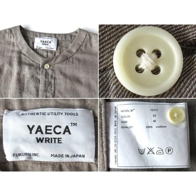 YAECA M ワイドシルエットの通販 by Rinnel's shop｜ヤエカならラクマ - ヤエカ サイドポケット ノーカラーブラウス 定番特価