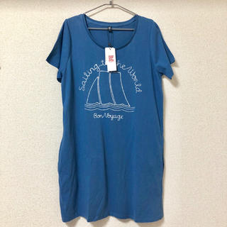 グラニフ(Design Tshirts Store graniph)のDesign Tshirts Store graniph ヨット柄ワンピース(Tシャツ(半袖/袖なし))