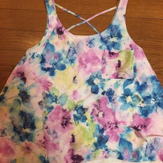 イング(INGNI)の花柄シフォントップス(チュニック)