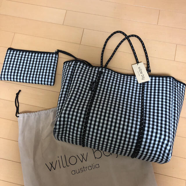 ☆ willow bay ウィローベイ ☆ ギンガムチェック トートバッグ ☆