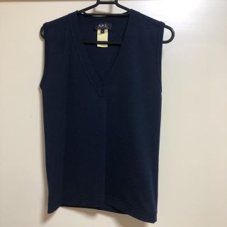 アーペーセー(A.P.C)のA.P.C.ノースリーブカットソー(カットソー(半袖/袖なし))