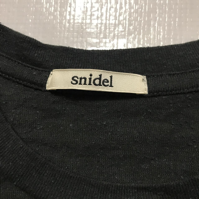 SNIDEL(スナイデル)のスナイデル☆デザインプリントTシャツ レディースのトップス(Tシャツ(半袖/袖なし))の商品写真