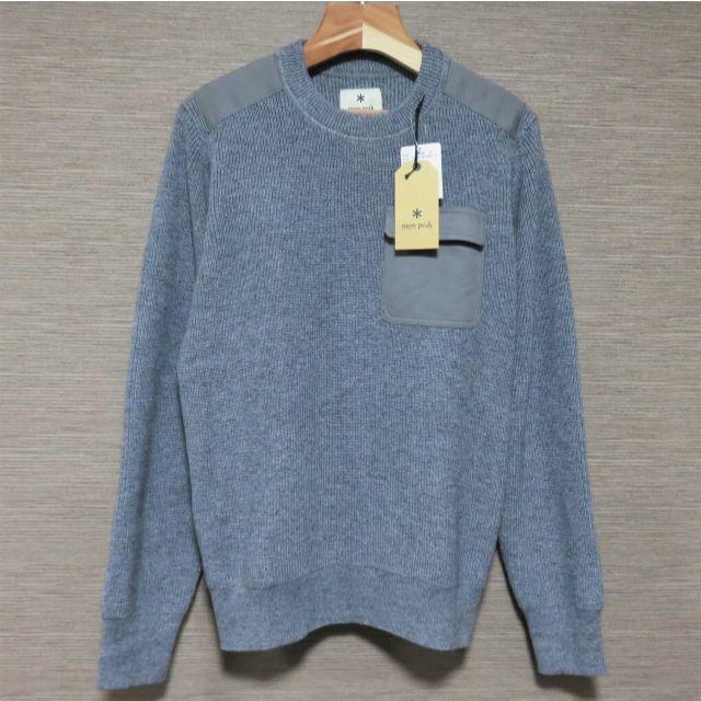 Snow Peak - 定価2.9万 新品 snow peak ミリタリー ニット S メンズ