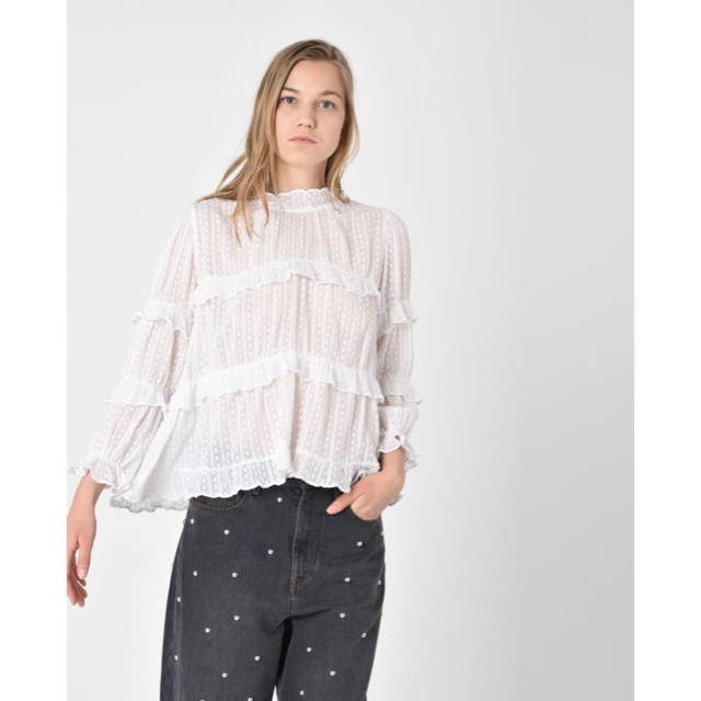 早い者勝ち!ISABEL MARANT ETOILE フリルブラウス - シャツ/ブラウス