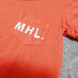 マーガレットハウエル(MARGARET HOWELL)のMHL. ﾏｰｶﾞﾚｯﾄﾊｳｴﾙ　半袖ロゴTシャツ　Ⅱｻｲｽﾞ(Tシャツ(半袖/袖なし))