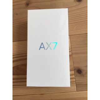 OPPO AX7 ゴールド64G　新品未使用(スマートフォン本体)