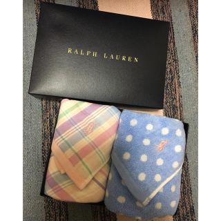 ラルフローレン(Ralph Lauren)の☆ラルフローレン☆タオル 2枚セット ○新品・未使用○(タオル/バス用品)