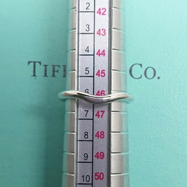 Tiffany & Co.(ティファニー)のあみんこ 様専用出品 ティファニー カーブドバンドリング レディースのアクセサリー(リング(指輪))の商品写真