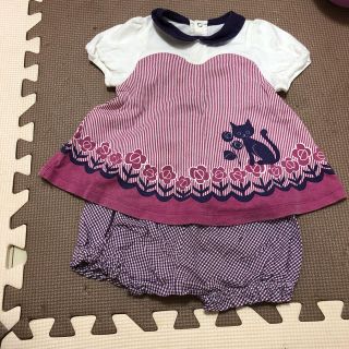 アナスイミニ(ANNA SUI mini)のアナスイミニ半袖セットアップ(Ｔシャツ)