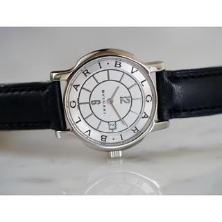 ブルガリ(BVLGARI)の美品 ブルガリ ソロテンポ ST29 ホワイト レディース Bvlgari (腕時計)