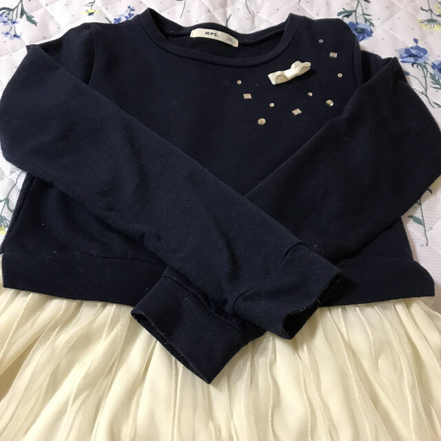 Right-on(ライトオン)のキッズチュールワンピース キッズ/ベビー/マタニティのキッズ服女の子用(90cm~)(ワンピース)の商品写真