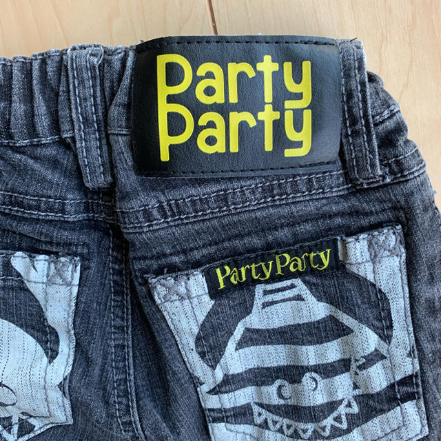 PARTYPARTY(パーティーパーティー)のpartypartyデニムパンツ80cm キッズ/ベビー/マタニティのベビー服(~85cm)(パンツ)の商品写真