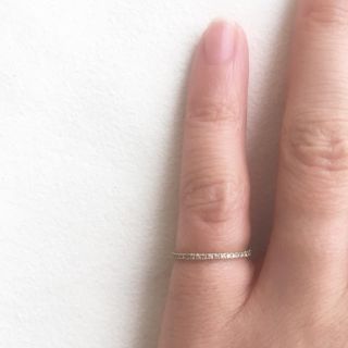 mederu jewelry K10 ダイヤモンドエタニティーピンキーリング