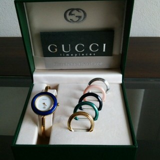 グッチ(Gucci)のGUCCI チェンジベゼル時計(腕時計)