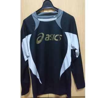 アシックス(asics)のアシックス トレーニングシャツ 長袖 黒 Mサイズ(ウェア)