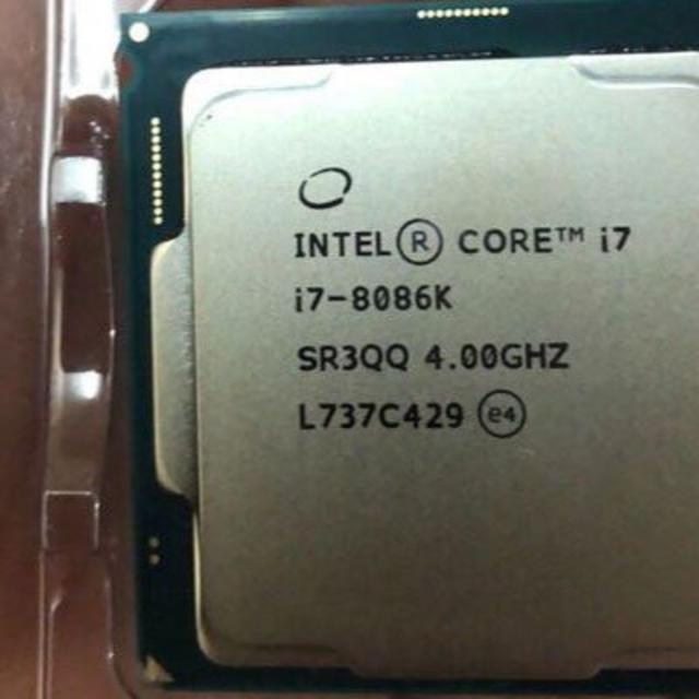 Intel Core i7 8086KPCパーツ