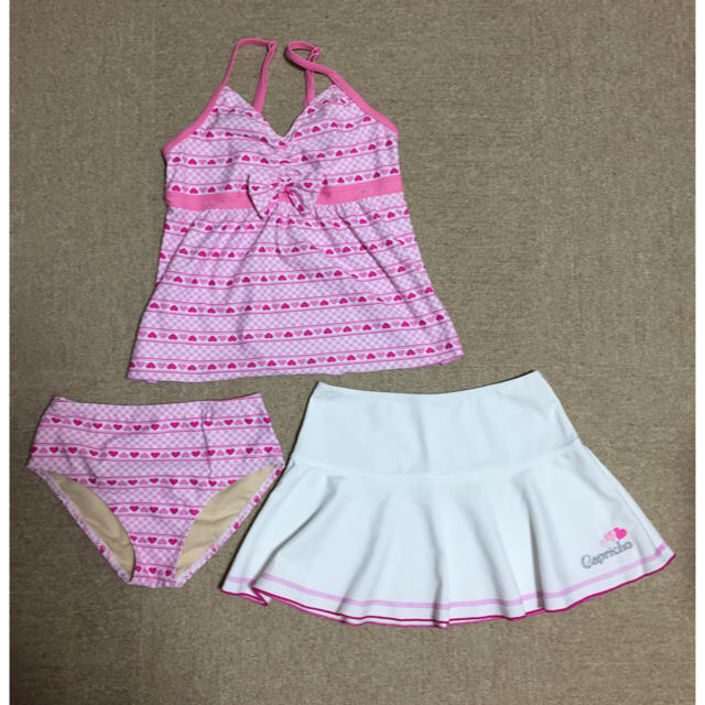 水着 セパレートタイプ 160 キッズ/ベビー/マタニティのキッズ服女の子用(90cm~)(水着)の商品写真