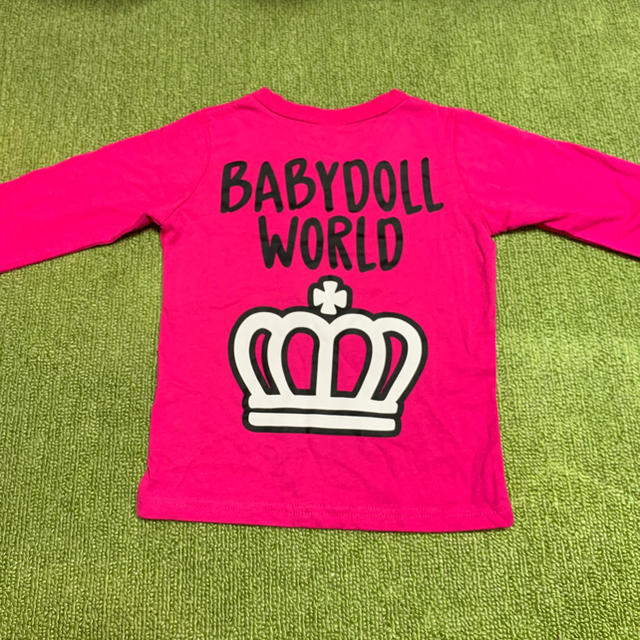 BABYDOLL(ベビードール)のbaby doll ロングスリーブT キッズ/ベビー/マタニティのキッズ服女の子用(90cm~)(Tシャツ/カットソー)の商品写真