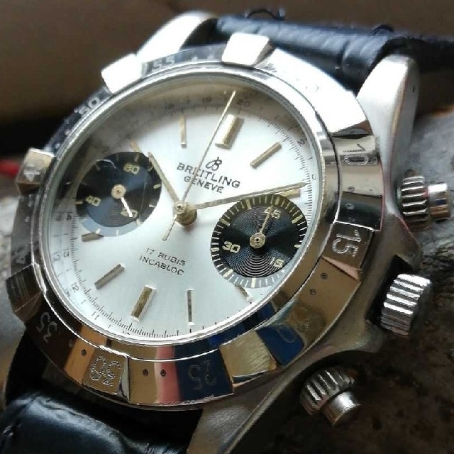 BREITLING(ブライトリング)のOH済みブライトリング1960年代クロノグラフ手巻き腕時計 メンズの時計(腕時計(アナログ))の商品写真