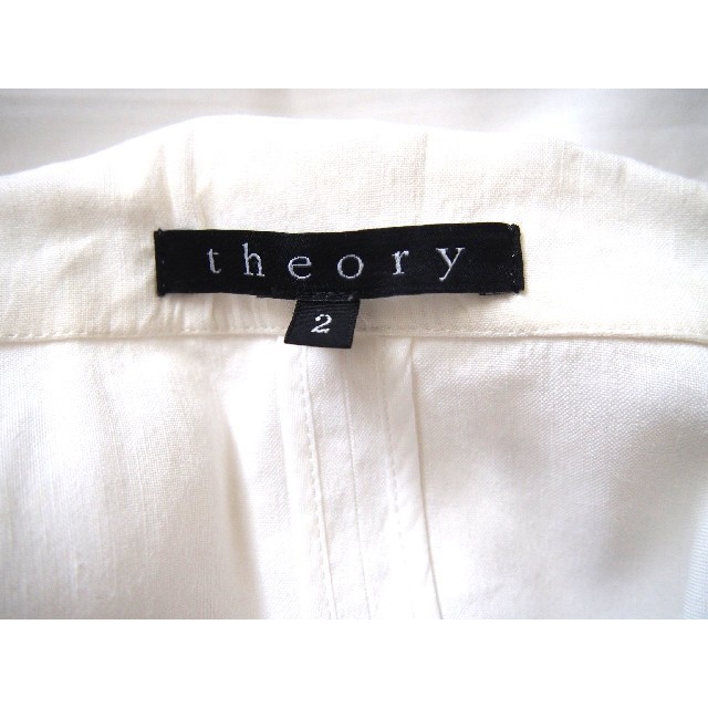 theory(セオリー)の❤️値下げ❤️【セオリー】リネンジャケット 白 Theory レディースのジャケット/アウター(テーラードジャケット)の商品写真