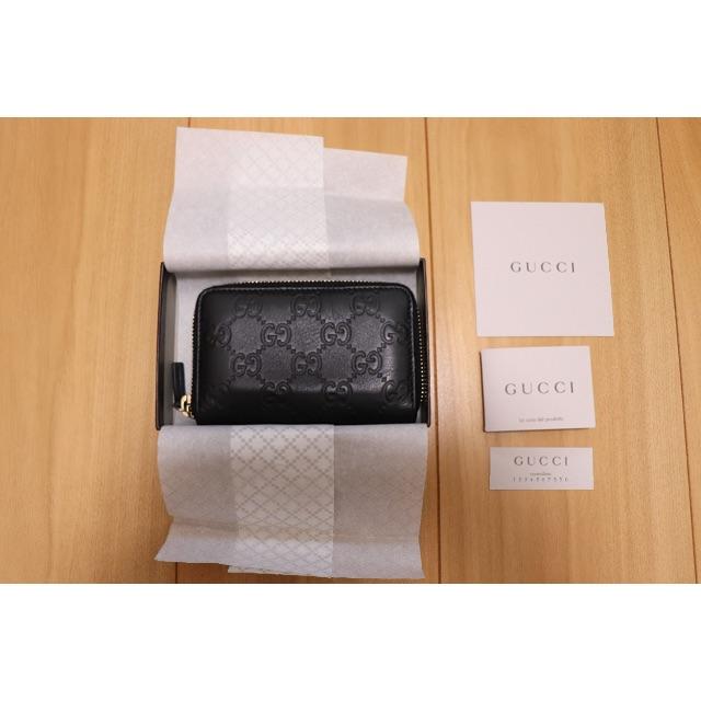 Gucci(グッチ)のグッチ　GUCCI カードケース　コインケース　黒 メンズのファッション小物(コインケース/小銭入れ)の商品写真