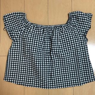 ザラ(ZARA)のZARA ギンガムチェックトップス(シャツ/ブラウス(半袖/袖なし))